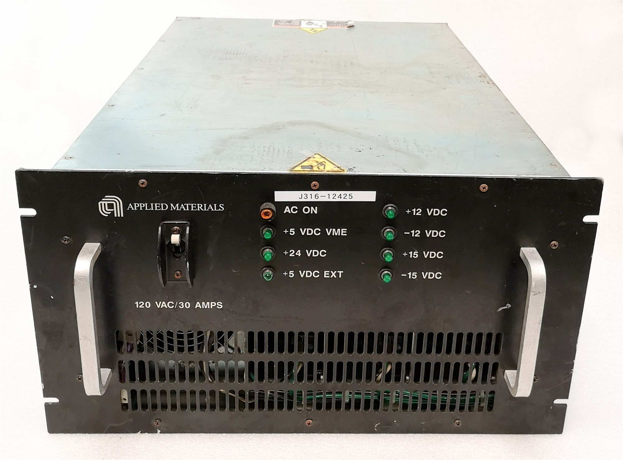 ハッピー 12425 APPLIED MATERIALS POWER SUPPLY DRAWER-5200, P/N: 0190-35076